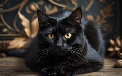 Schwarze Katze - Katzen und Aberglaube